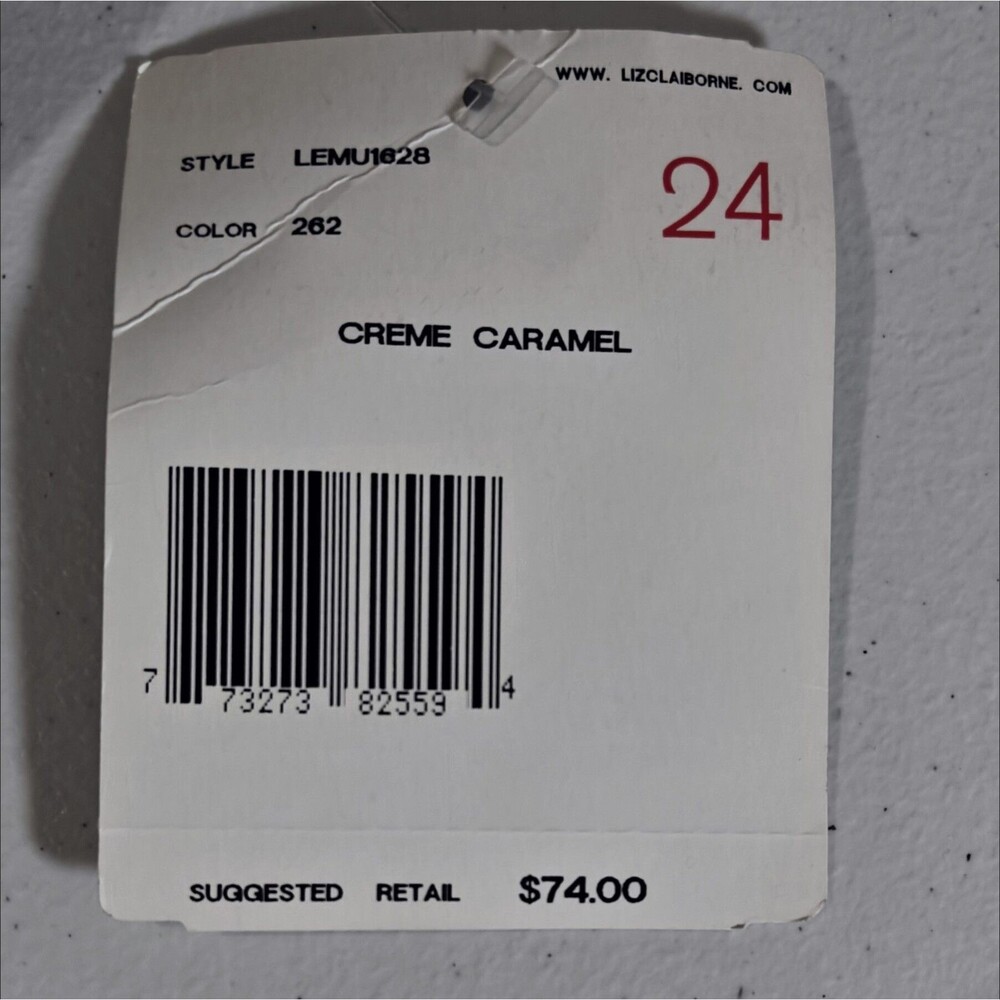 Vintage New Brown Plaid Wrap Skirt Plus 24 Liz Claiborne Academia Heritage NWT - Picture 12 of 12